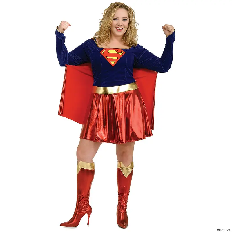 Women'S Supergirl Costume For Adults 1