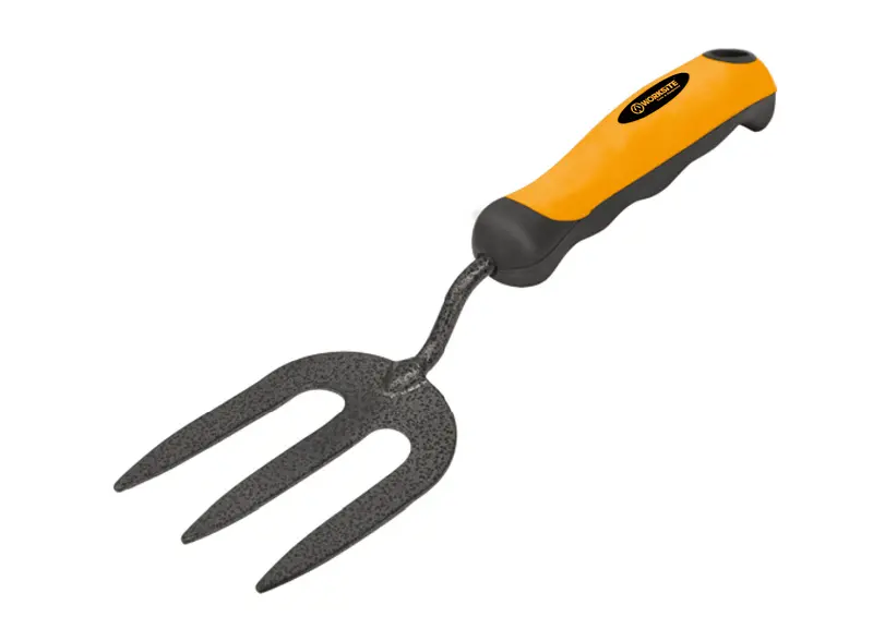 Worksite 3-Inch Wide × 12-Inch Long Garden Fork For Soil Aeration, Mulching, Weeding, And Transplanting 1
