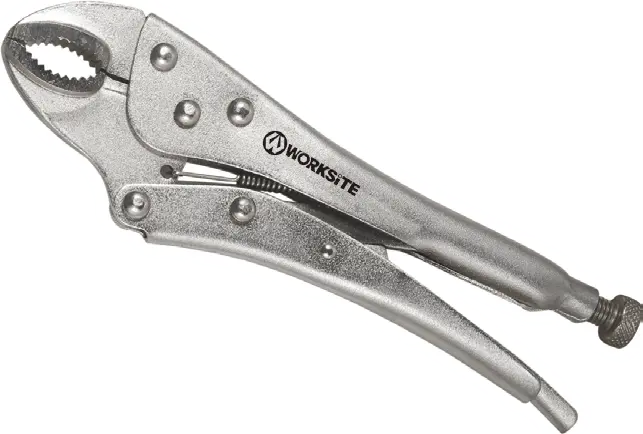 Worksite Locking Pliers – Straight-Jaw & Round-Nose Design With Integrated Wire Cutter – Welding & Repair Essential – Wt1177 1