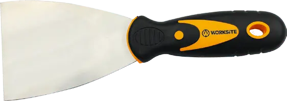 Worksite Wt3141 5-Inch Putty Knife – Stainless Steel Spackle Scraper With Mirror Chrome Finish For Drywall, Wallpaper & Surface Prep 1