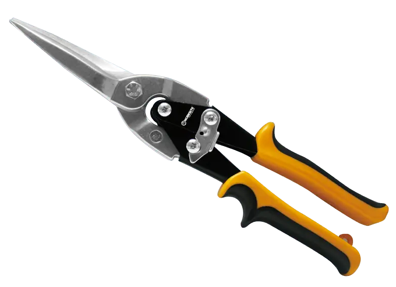 Worksite Wt6055 Aviation Snips – Long-Reach Straight-Cut Snips For 24-Gauge Steel, Vinyl, Plastic & Rubber Sheet Materials 1