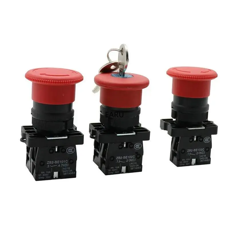 Xb2 Series Rotary Key Lock Switch – Models Es542 & Es145, 1No/1Nc Configurable 1
