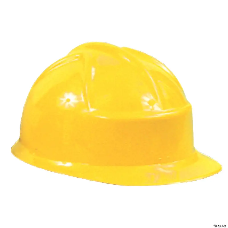 Yellow Construction Worker Helmet For Adult Costumes 1