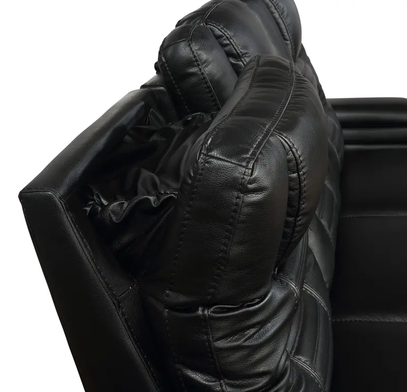 Zane Black Upholstered Living Room Set – Sku 651301Pp-S2 1