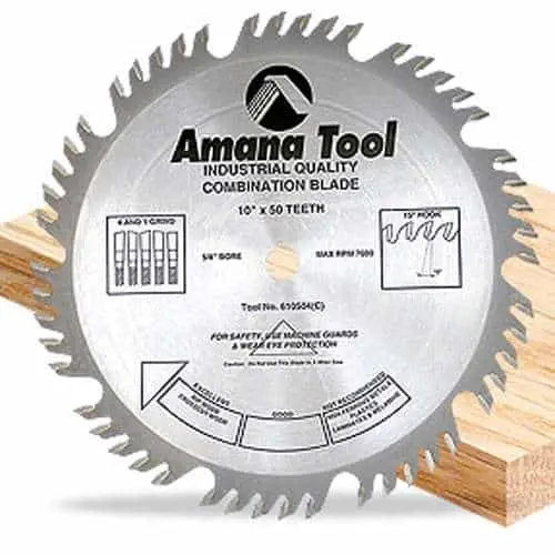 Amana Tool 694004 9-Inch 40-Tooth Combination Saw Blade 1