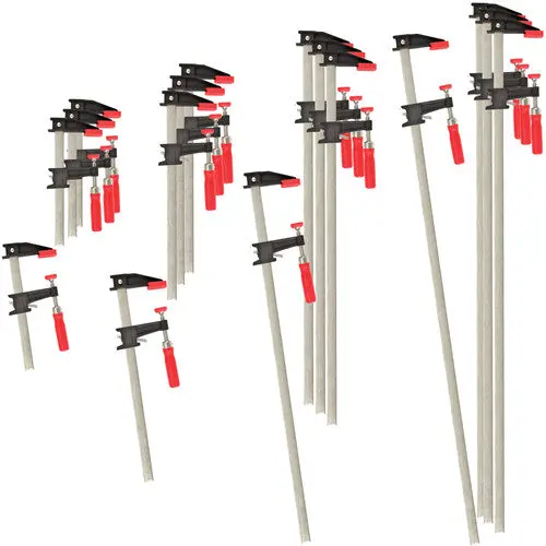 Bessey Btb-Gscc-16Pc 16-Piece Clutch-Style Bar Clamp Set With Gripsafe Technology 1