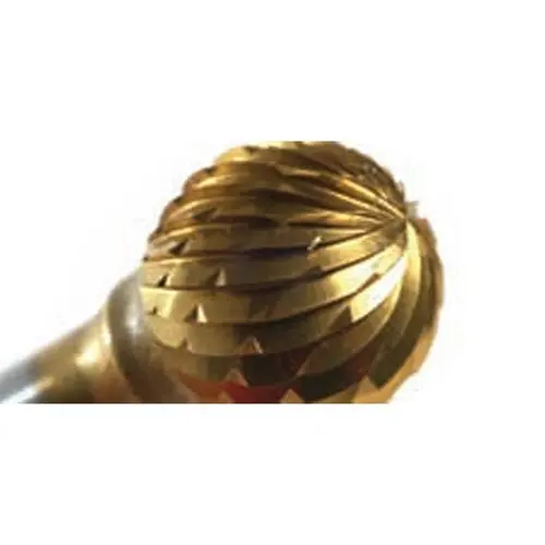 Champion Sd1 Titanium-Coated Ball-Shaped Carbide Bur 1