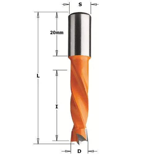 Cmt 308.040.12 Precision Dowel Drill Bit — 4 Mm (5/32") Diameter 1