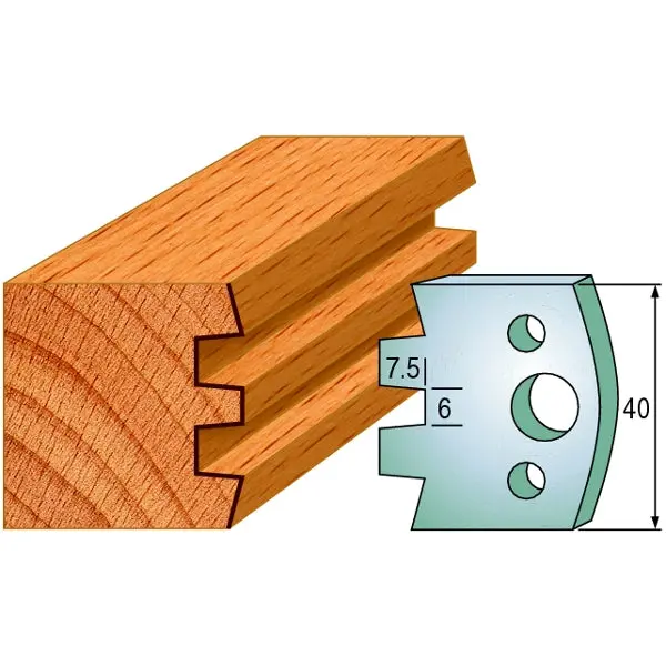 Cmt 690.114 Shaper Knife Set — Precision Profiled Pair For Woodworking 1