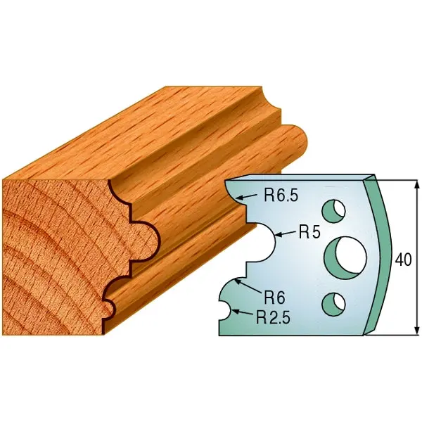 Cmt Shaper Knife Pair – 690.036 Profiled Cutting Blades For Industrial Cutters 1