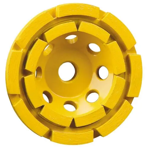 Dewalt Dw4774 4-1/2" Double Diamond Cup Grinding Wheel 1