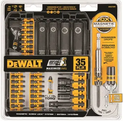 Dewalt Dwa2T35Ir Cordless Screwdriving Kit With Impact Driver And Accessories 1