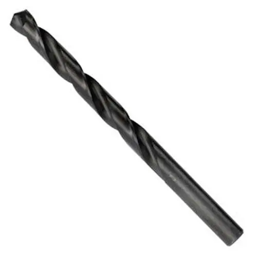Irwin 63512 Black Oxide Jobber Drill Bits – 3/16" Diameter, 135° Point, Pack Of 12 1