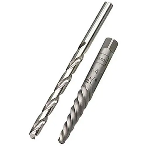 Irwin Hanson Ex-4 Screw Extractor And 1/4-Inch Drill Bit Combo Pack 1