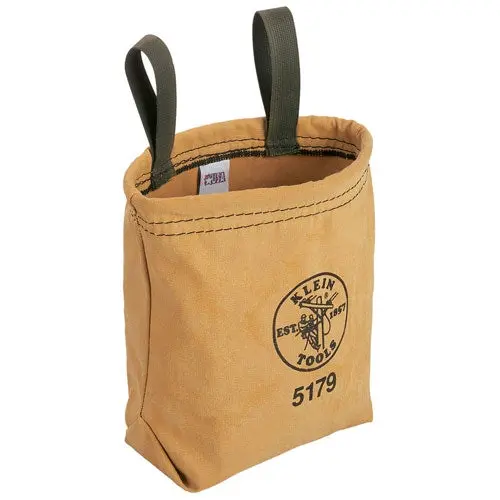 Klein Tools 5179 Water-Repellent Canvas Belt Pouch With Reinforced Loops 1