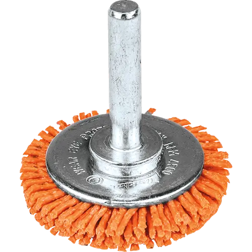 Makita D-70546 Nylon Wheel Brush — 1-1/2" Diameter, 80-Grit Surface Prep Tool 1
