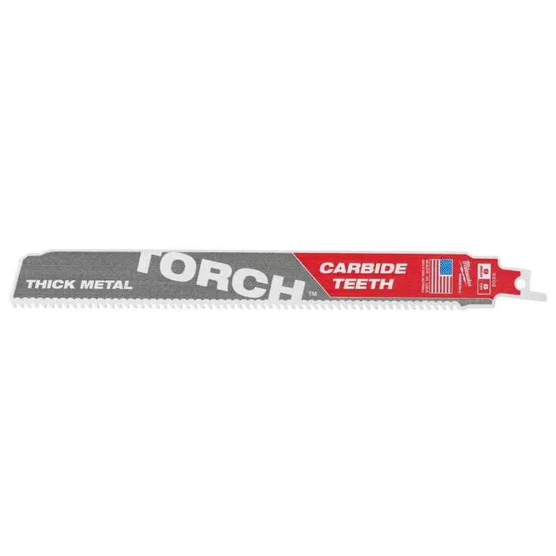 Milwaukee 9" C-Torch Sawzall Blades – 3-Pack For Fast Cutting (48-00-5302) 1
