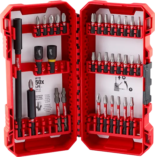 Milwaukee Shockwave Impact Duty Driver Bit Set – 34-Piece Durable Hex & Torx Assortment (48-32-5101) 1
