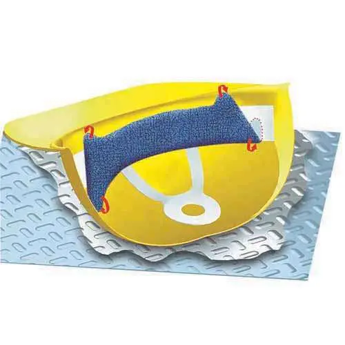Occunomix Grey High-Visibility Safety Headband – Tt/Dlx Swtbnd, 250 Per Case (882-11) 1
